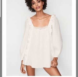 New Victoria's Secret Summer Top White Beach Tunic